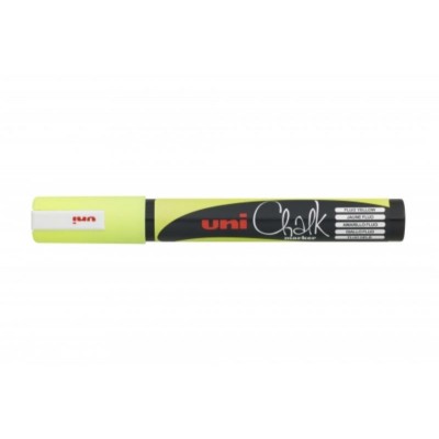 Μαρκαδόρος Κιμωλίας Uni Chalk Marker Fluo Yellow_CM140024